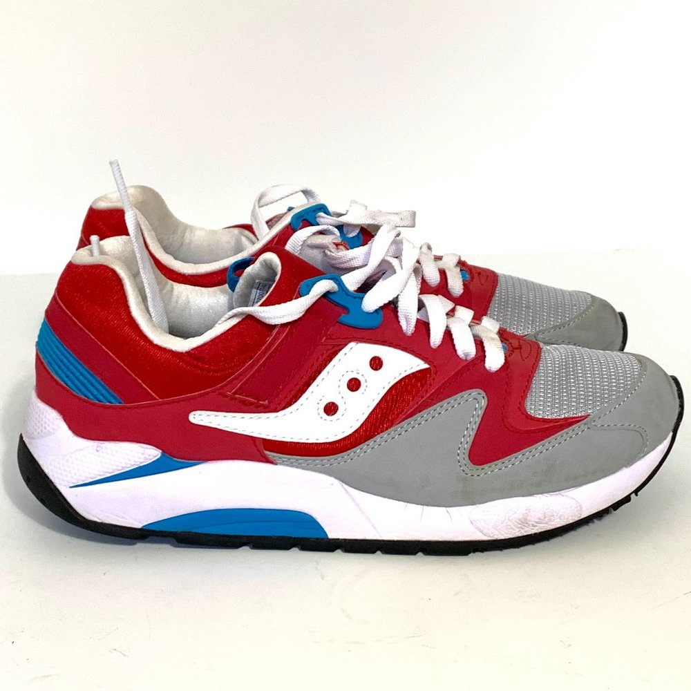Saucony Grid 9000 Red Sneaker Size 8.5